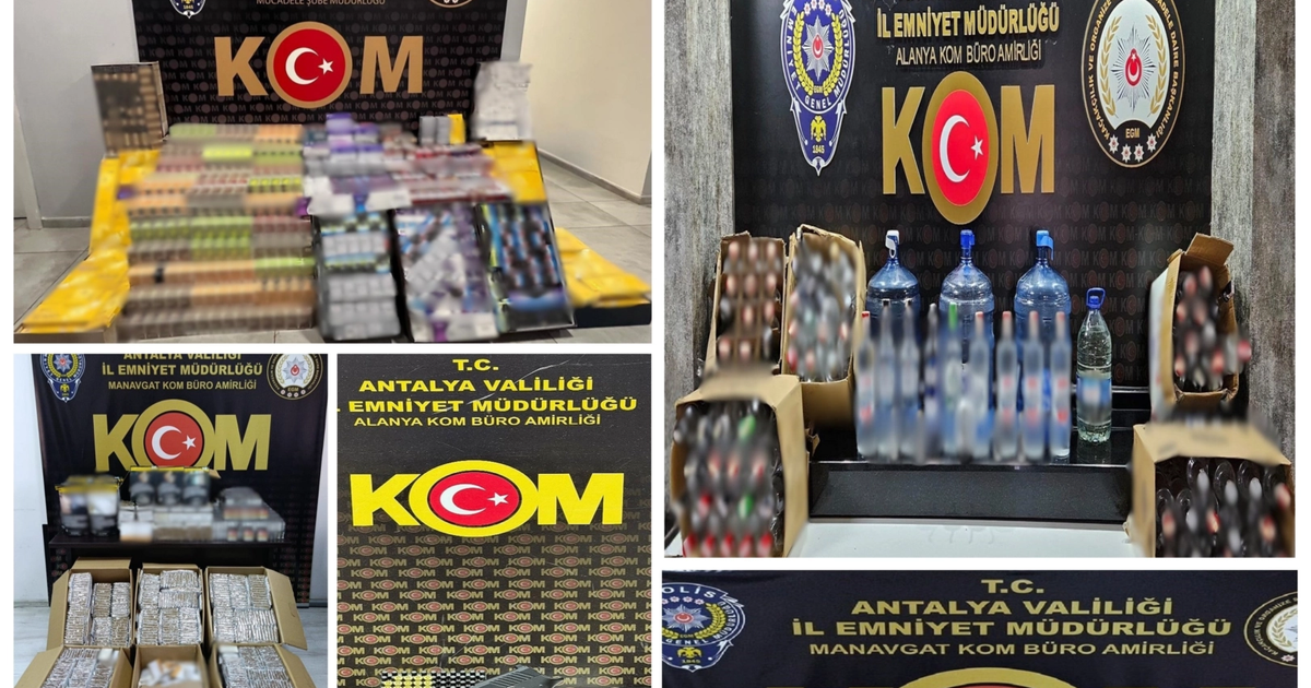 Antalyada kacakcilik operasyonlari 19 supheliye adli islem JEcWq5T8